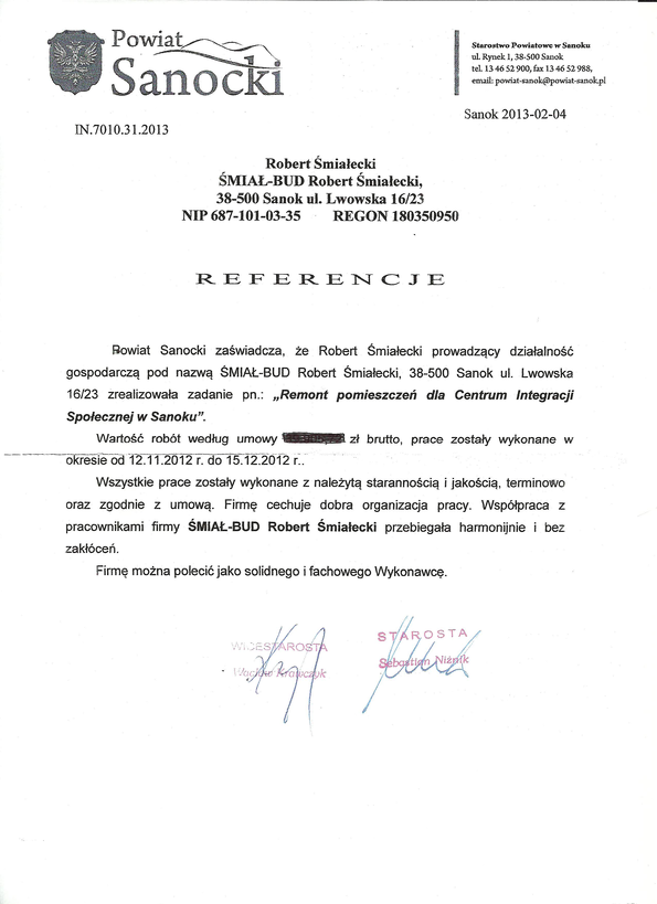 referencja-od-firmy-powiat-sanocki